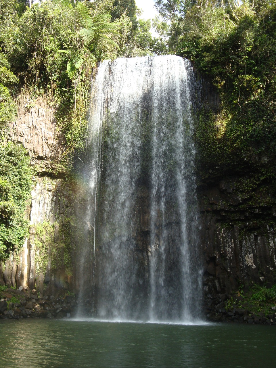 waterfall milla milla falls australia free photo