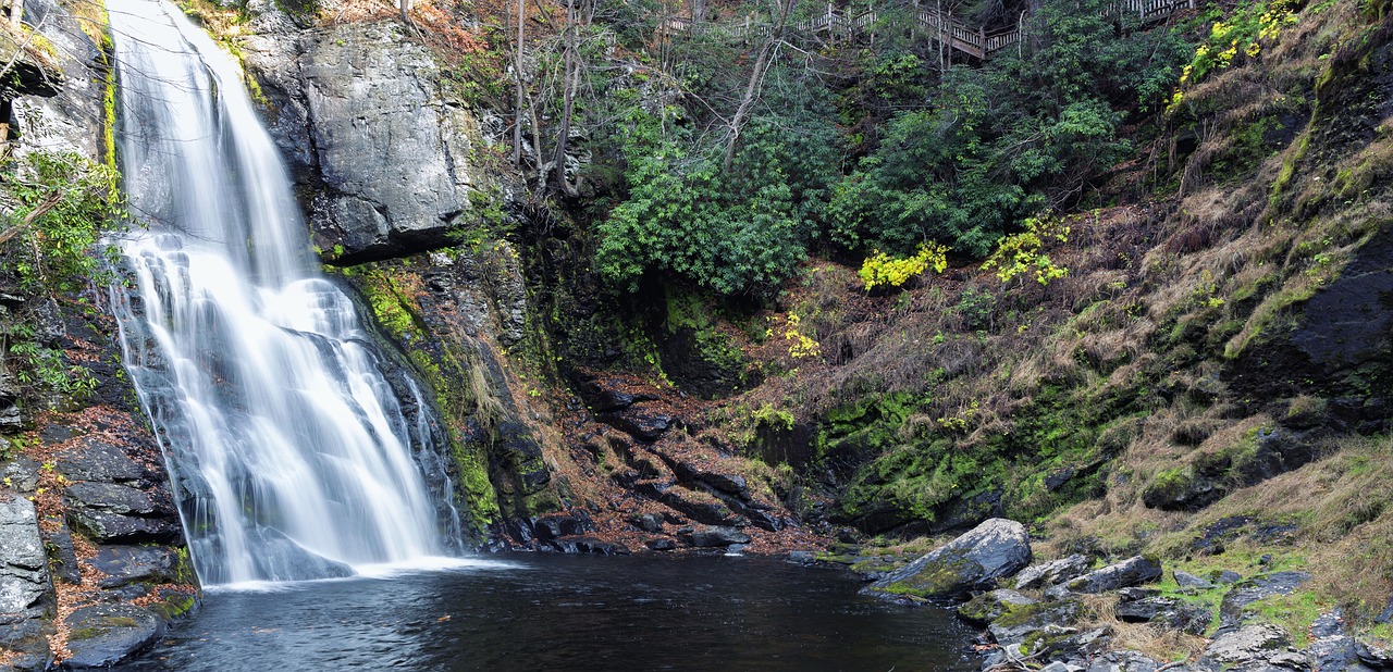 waterfall landscape nature free photo