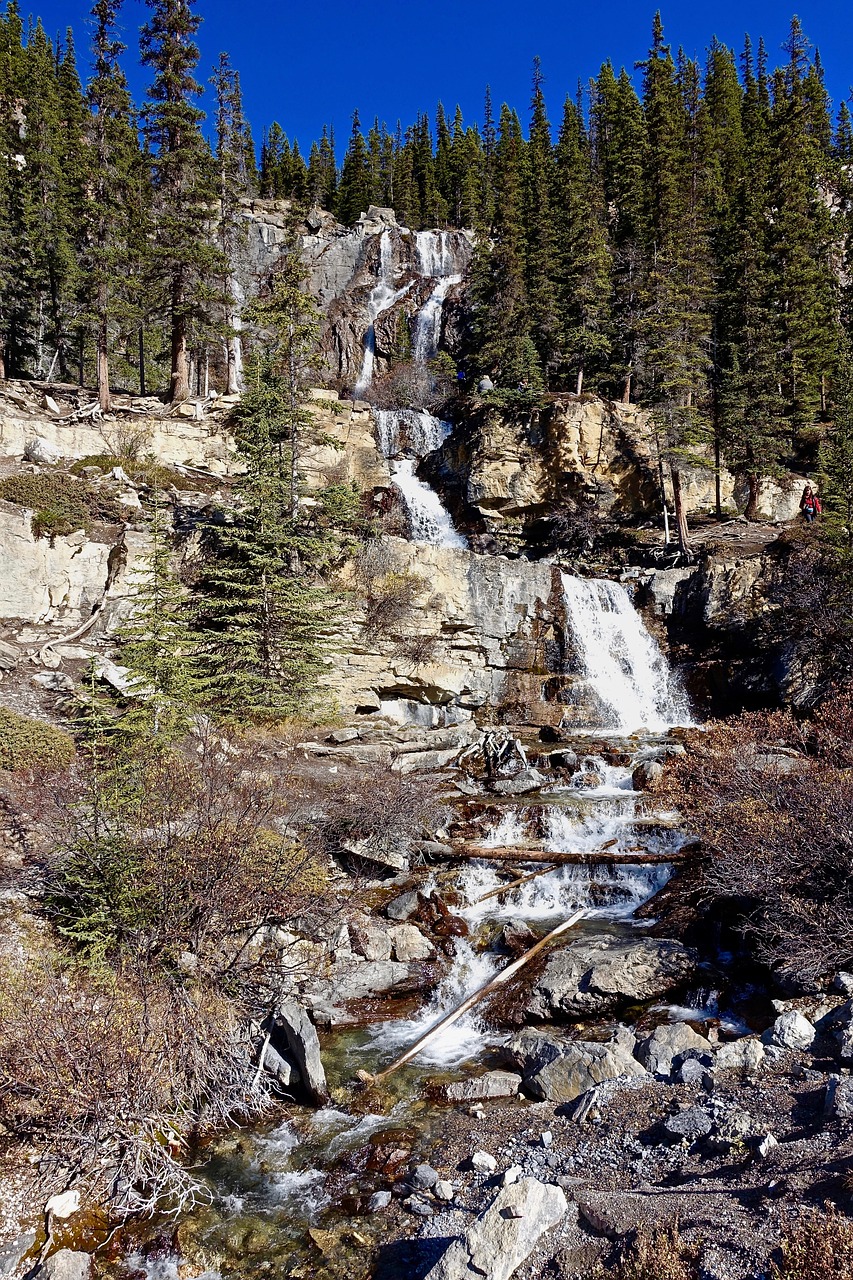 waterfall cascades stream free photo