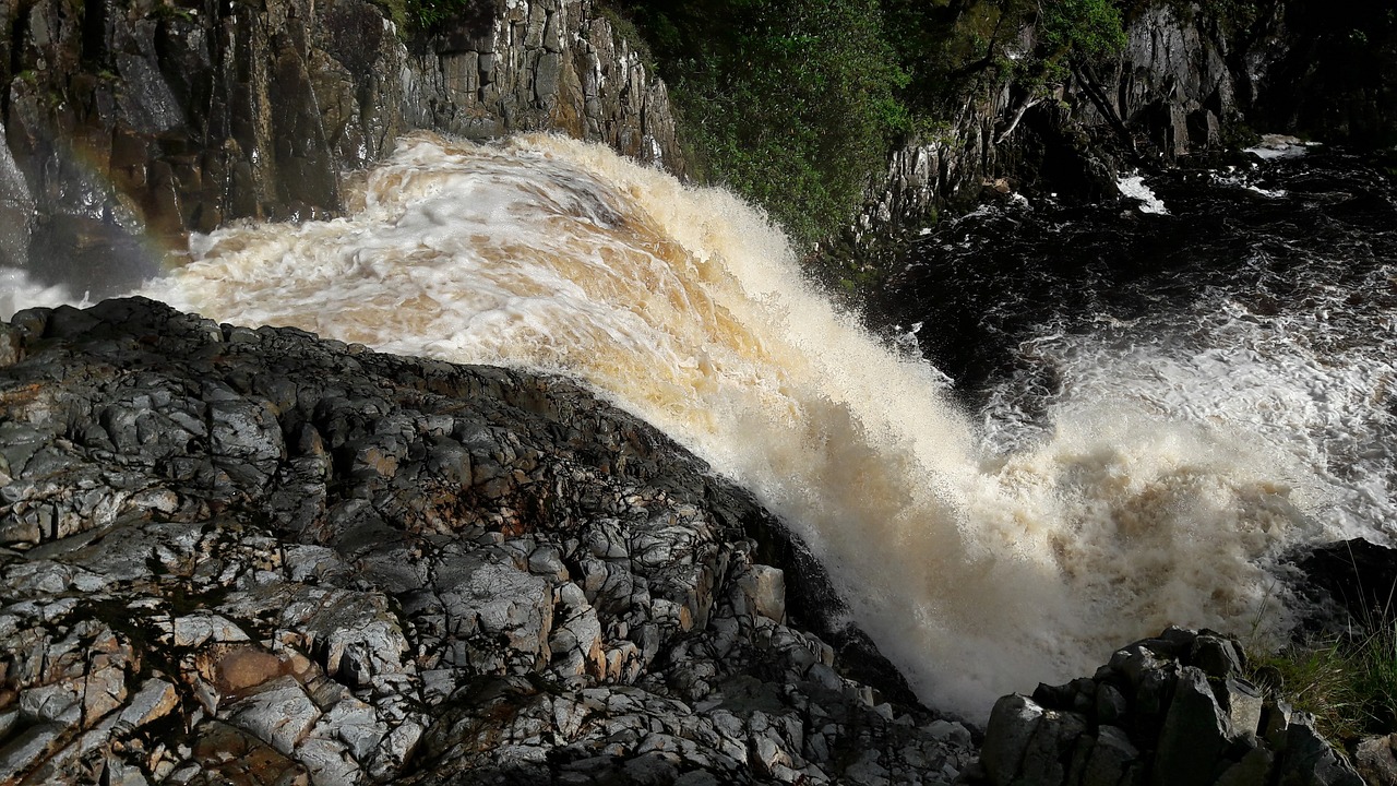 waterfall river water free photo