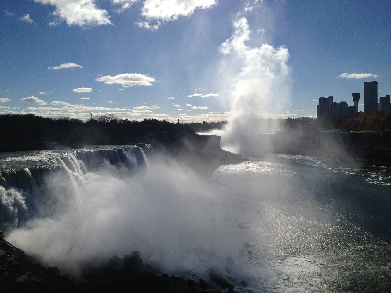 waterfall buffalo usa free photo