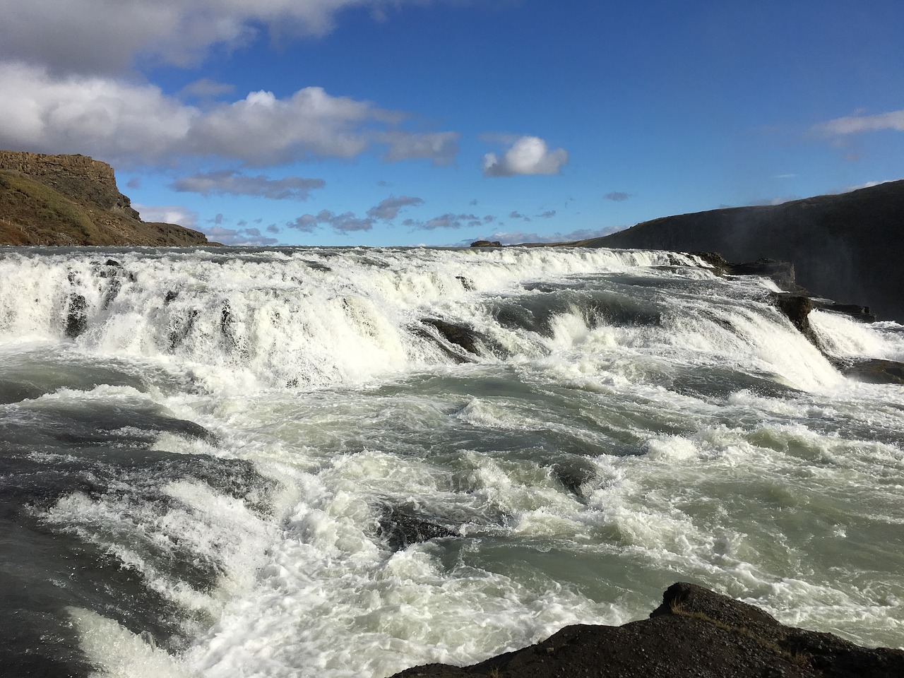 waterfall water landscape free photo