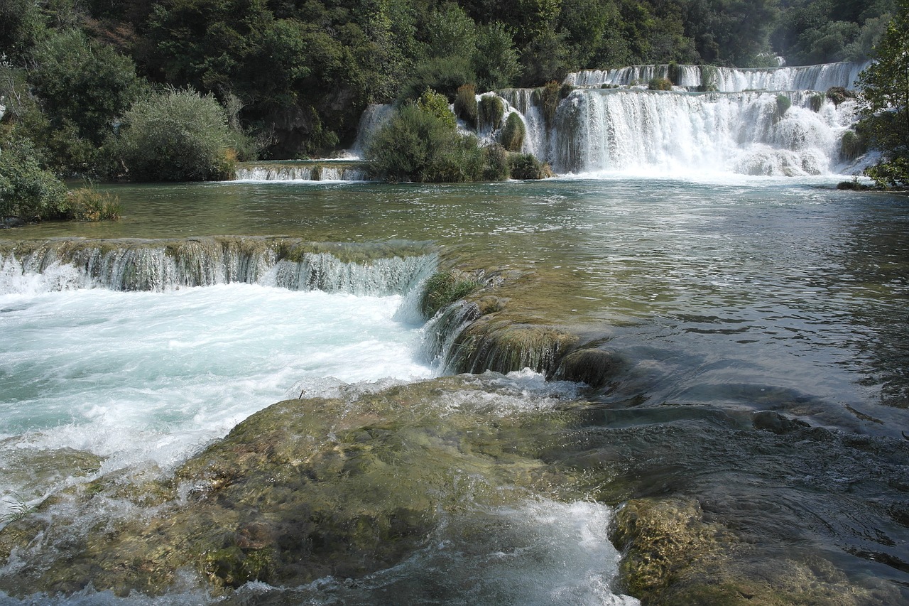 waterfall holidays nature free photo