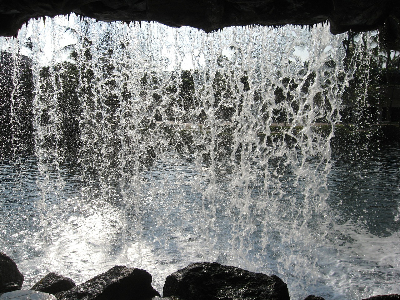 waterfall water natural water free photo