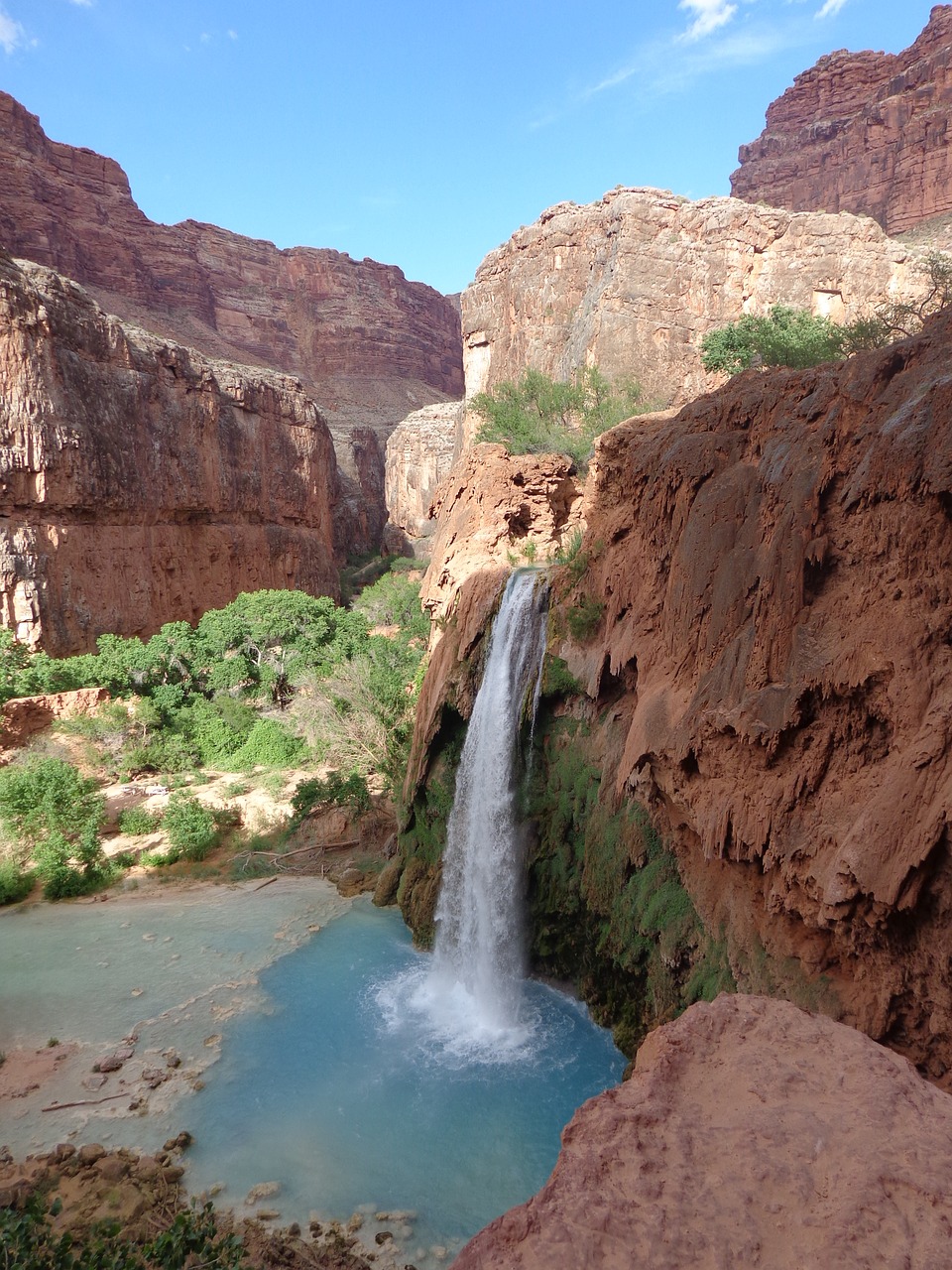 waterfall grand canyon landscape free photo