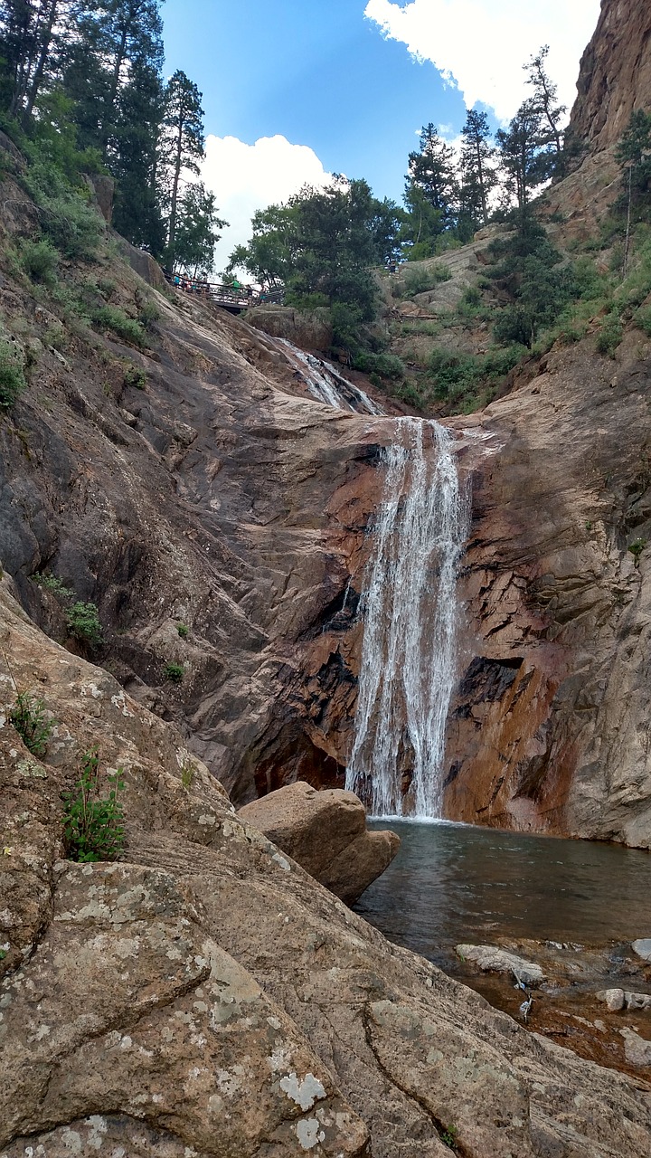 waterfall colorado nature free photo