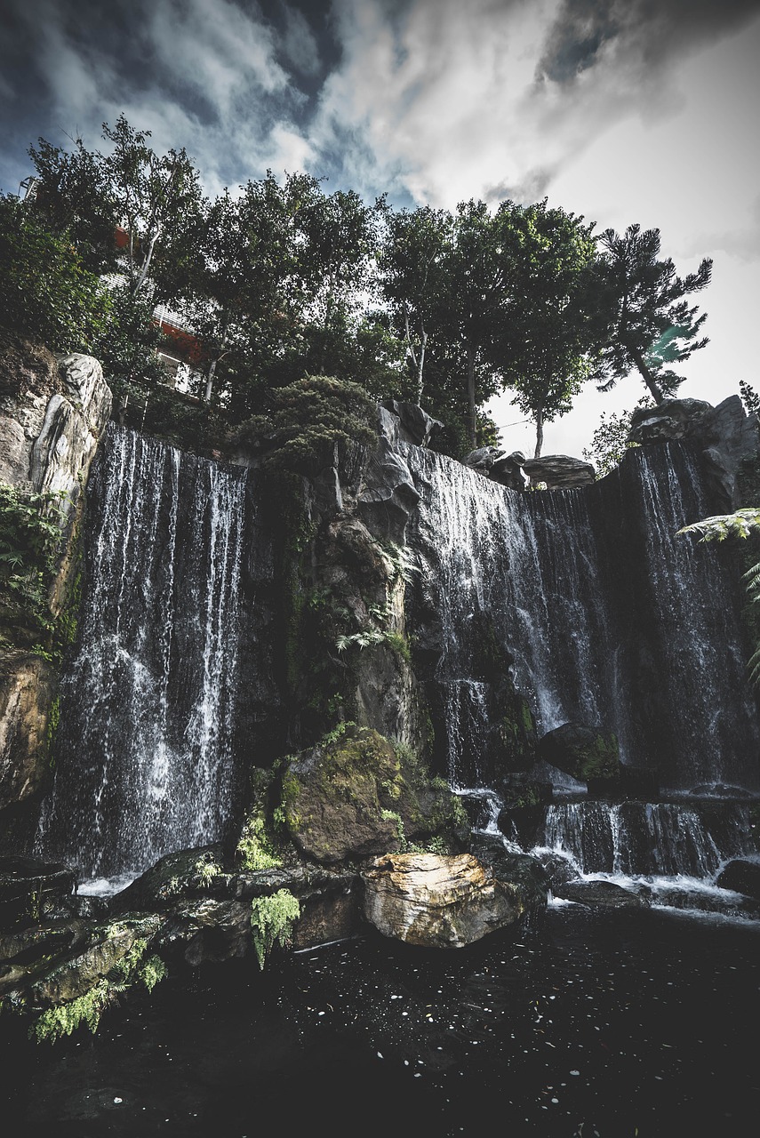 waterfall chinese taiwan free photo