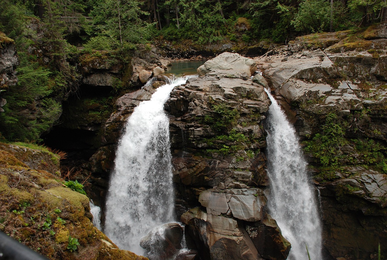 waterfall nature river free photo