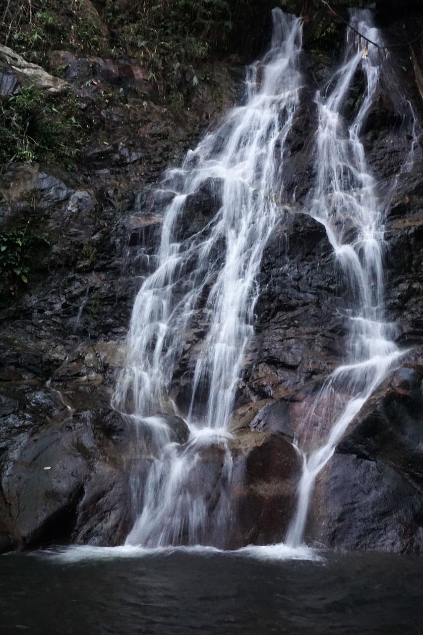 waterfall nature thailand free photo