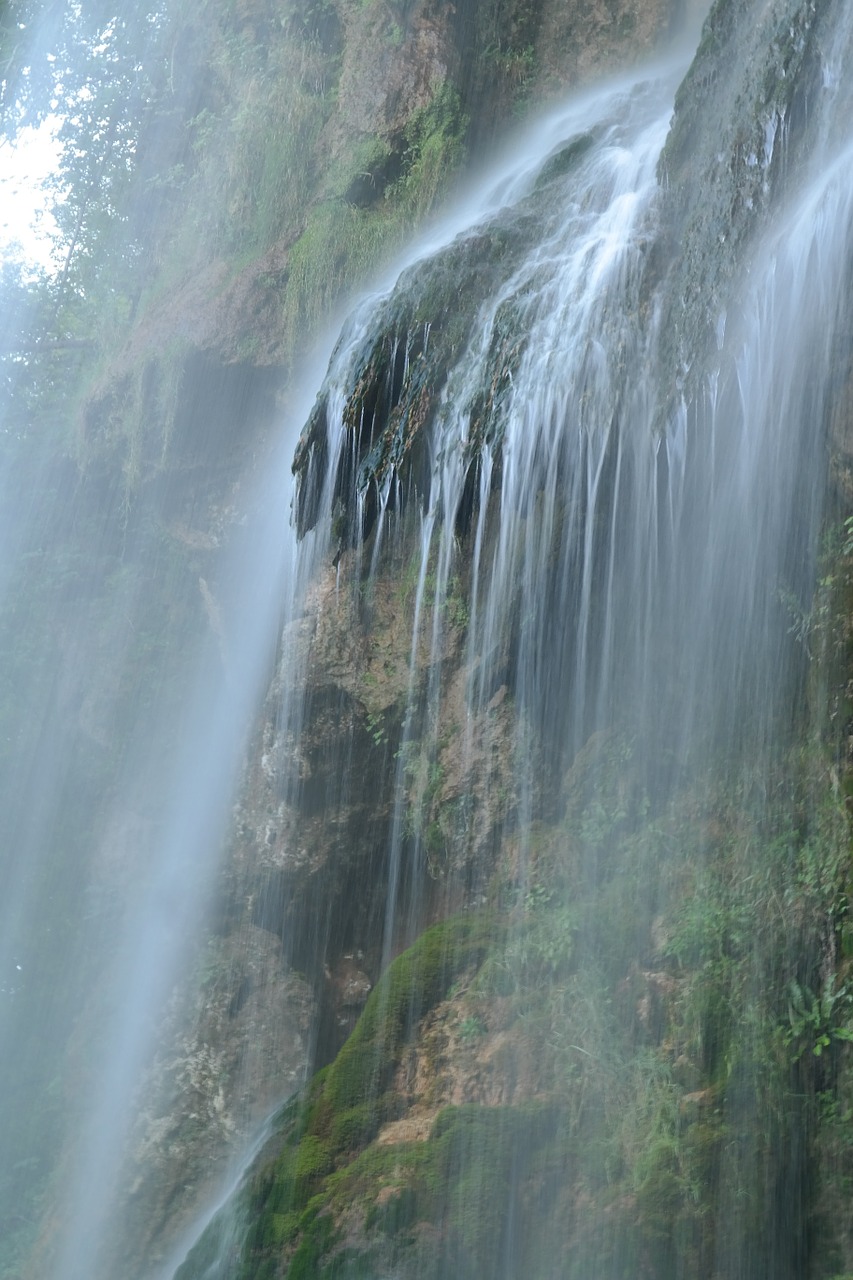 waterfall urach waterfall long exposure free photo