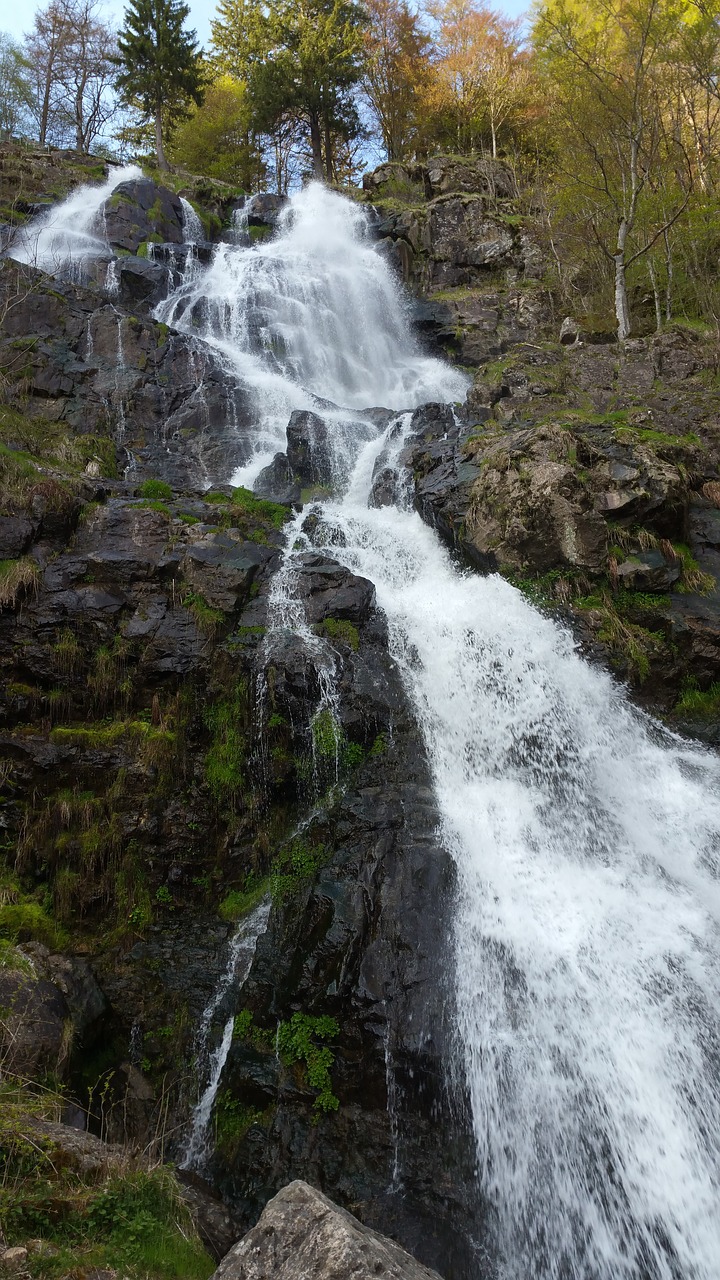 waterfall cascade todnau free photo