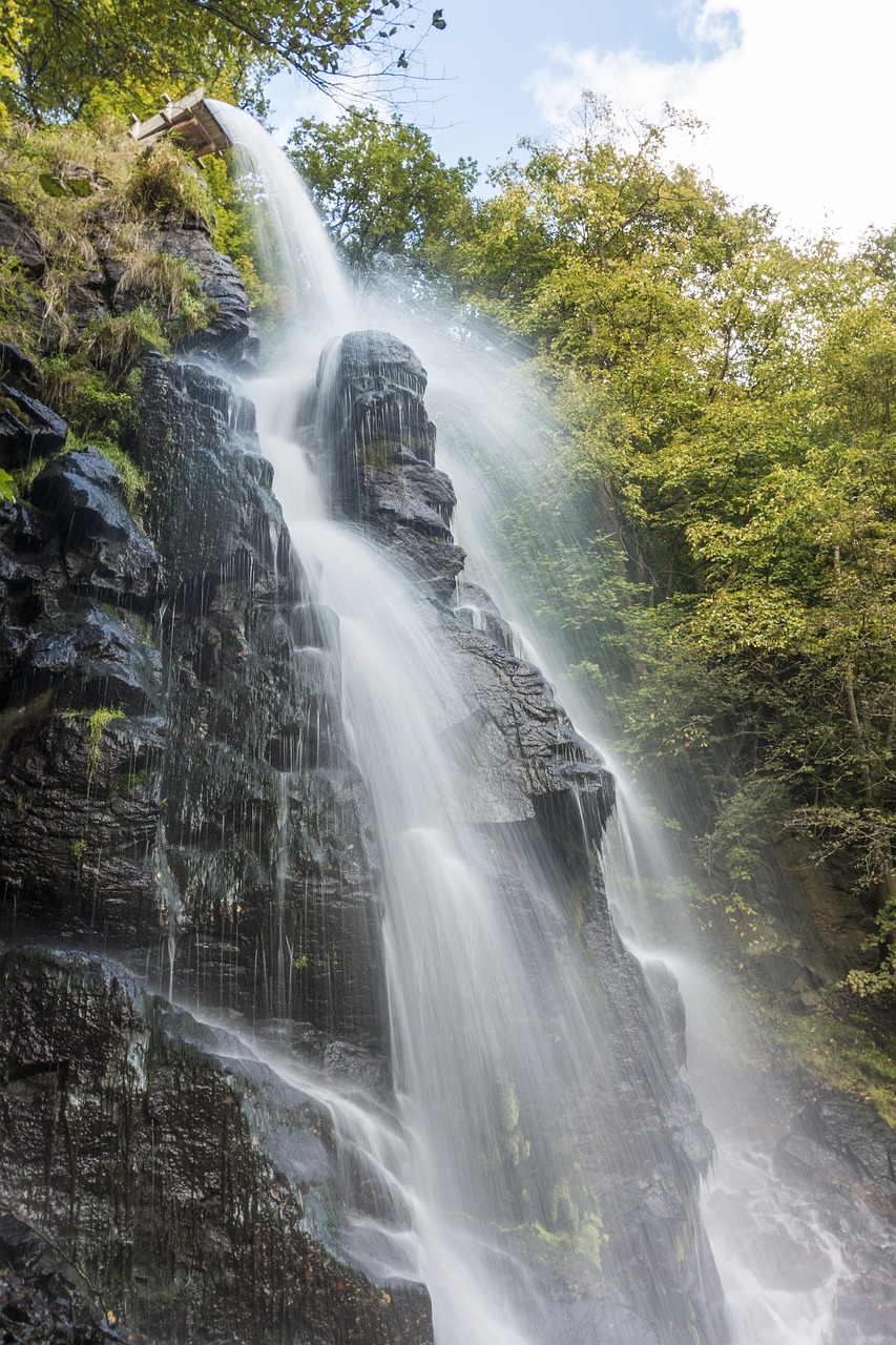 waterfall water energy free photo