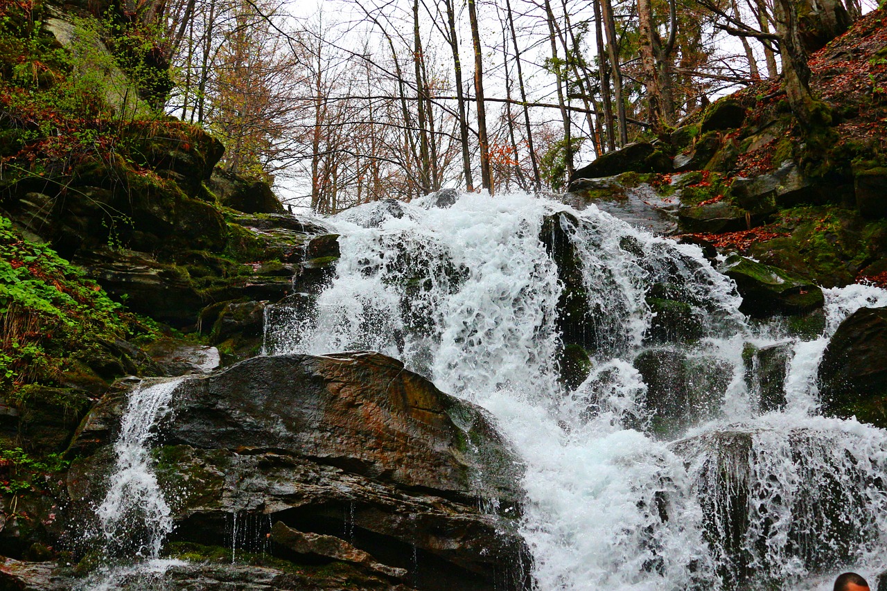 waterfall water carpathians free photo