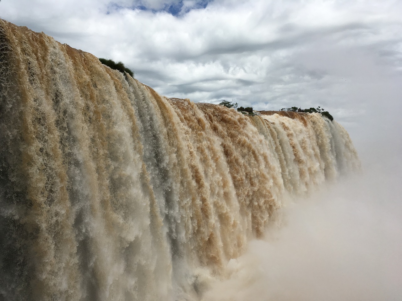waterfall brazil waterfalls free photo