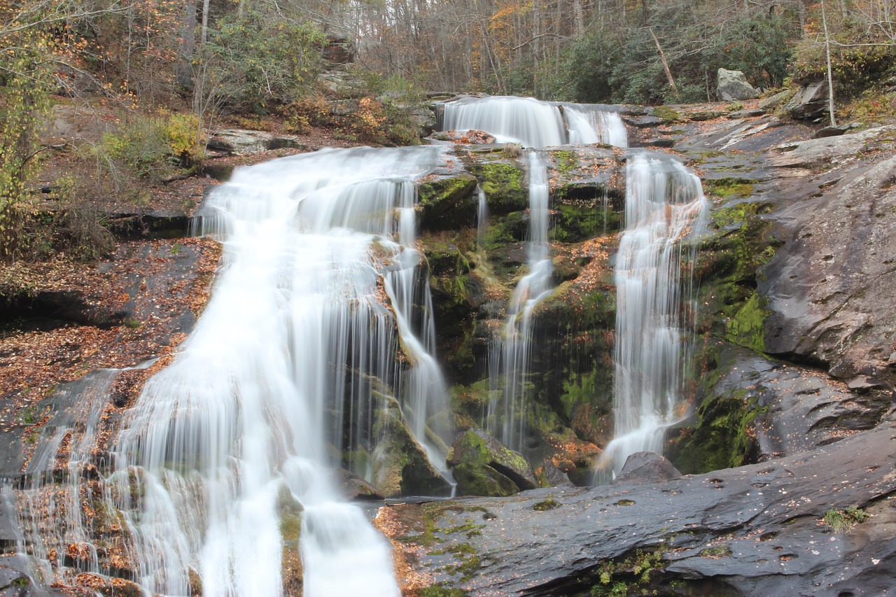 waterfall bald river falls nature free photo