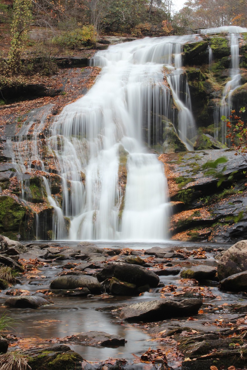 waterfall bald river falls nature free photo
