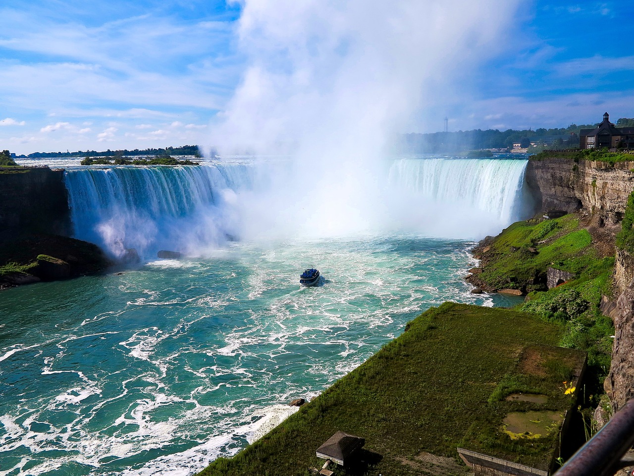 waterfall canada nature free photo