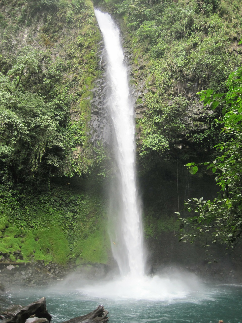 waterfall costa rica jungle free photo