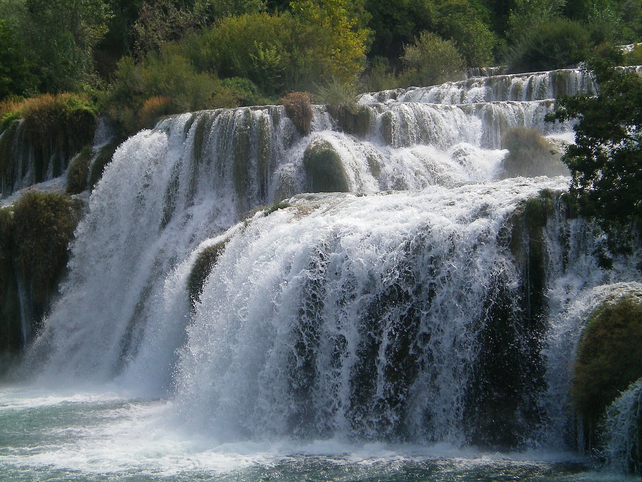 waterfall water nature free photo