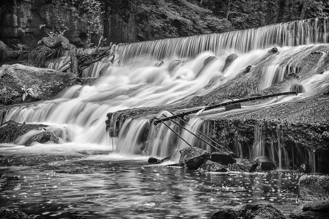 waterfall river landscape free photo
