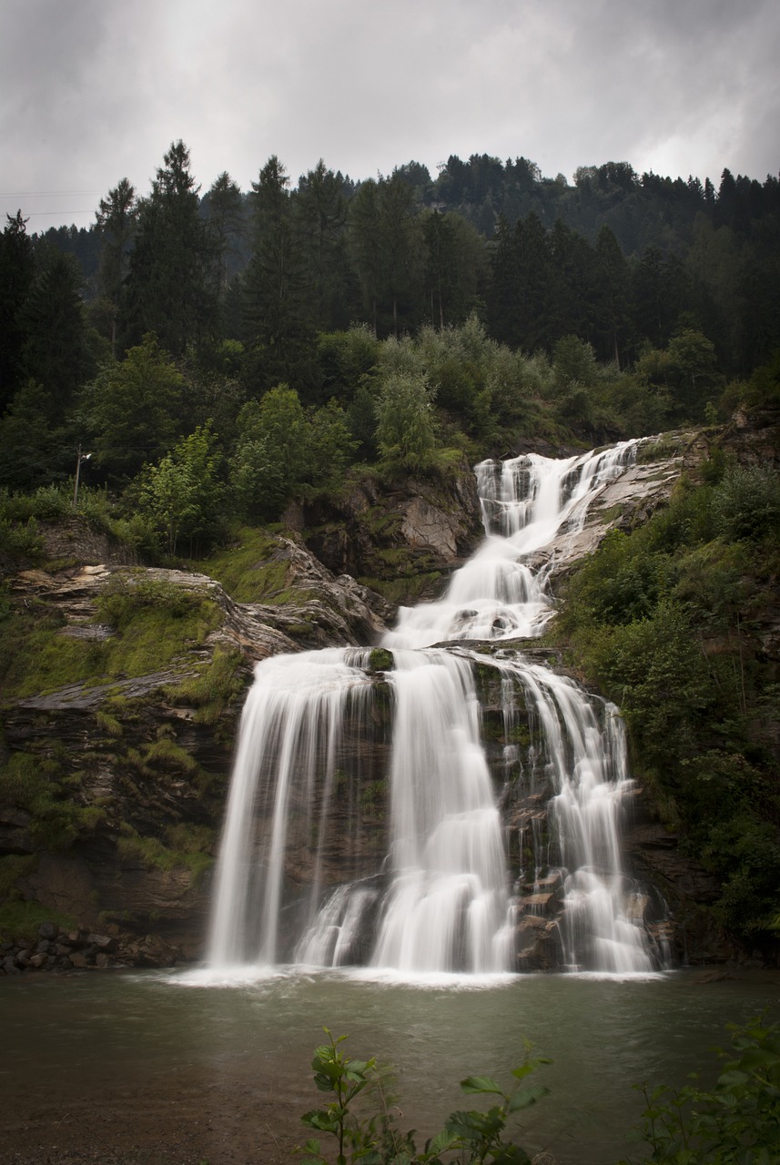 waterfall piumogna landscapes free photo