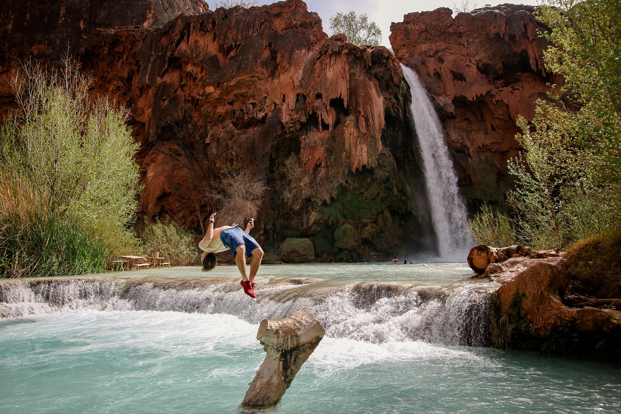 waterfall stream water free photo