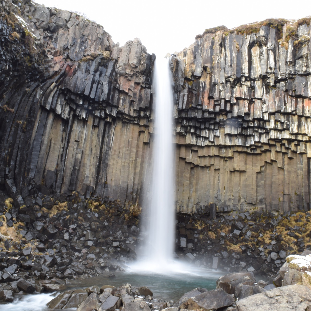 waterfall water rocks free photo