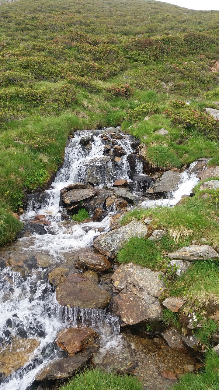 waterfall holiday south tyrol free photo