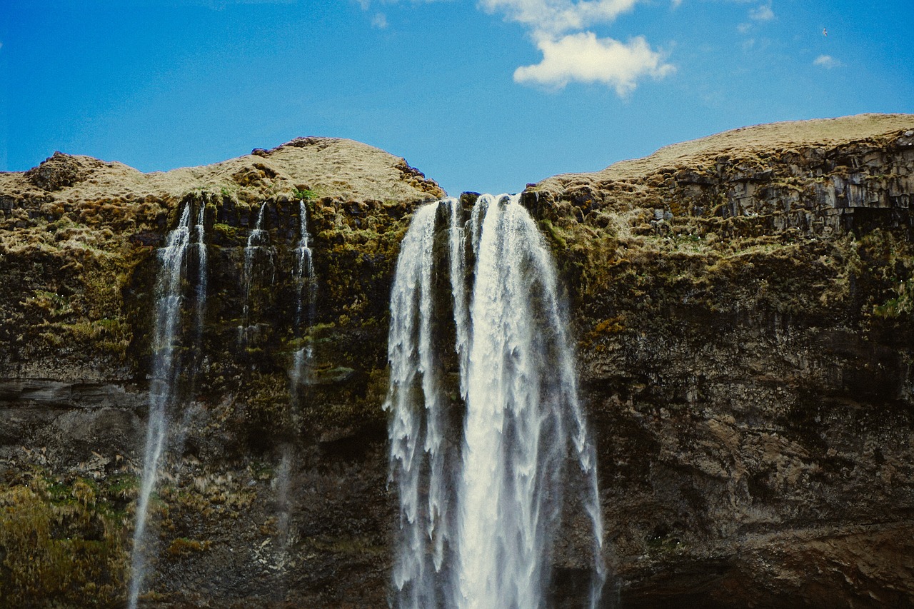 waterfall nature rocks free photo