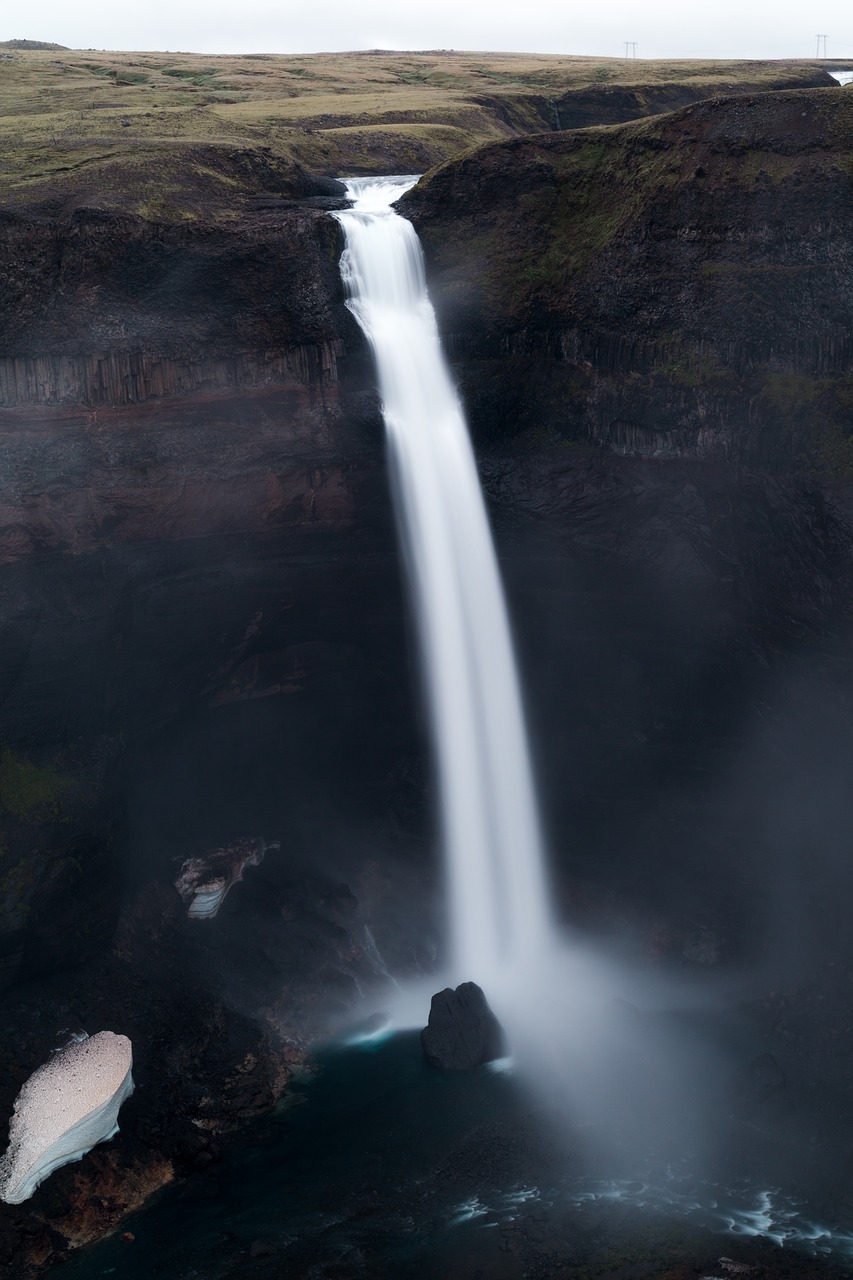 waterfall nature rocks free photo