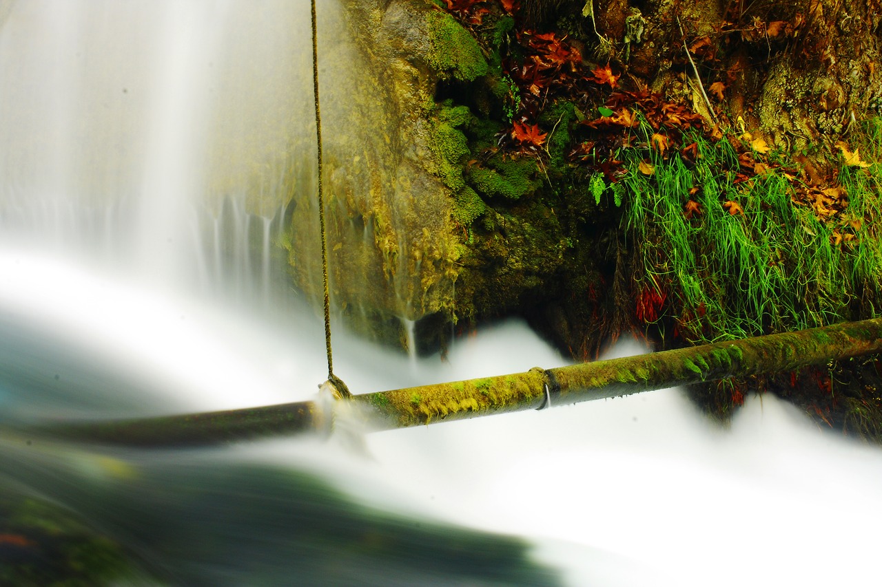 waterfall water river free photo