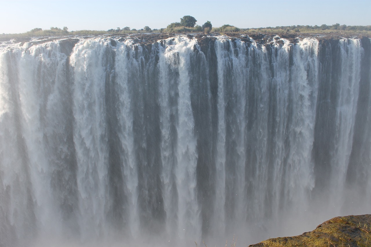 waterfall victoria falls africa free photo