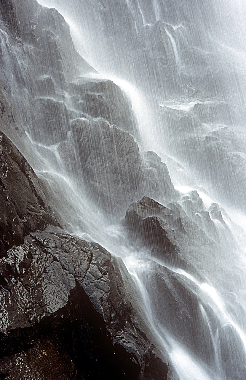 waterfall scotland glen coe free photo