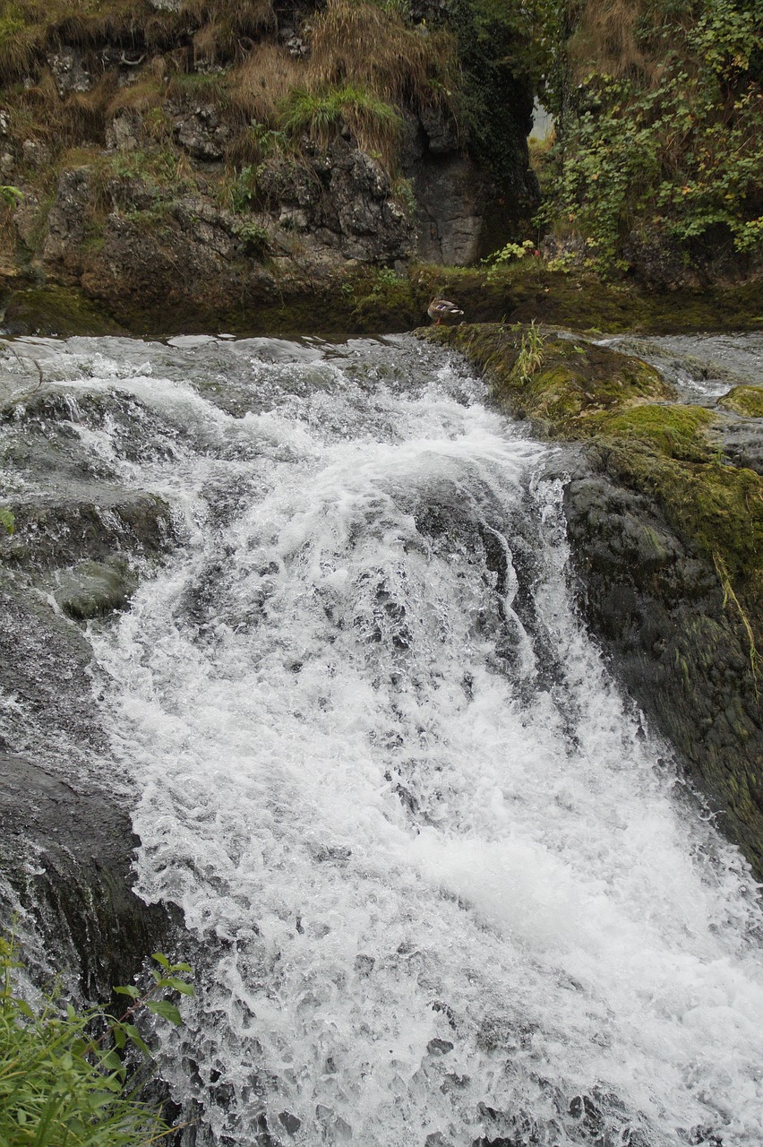 waterfall water foaming free photo