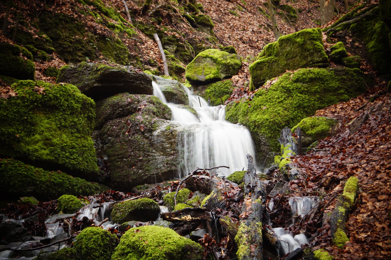 waterfall stones mohs free photo
