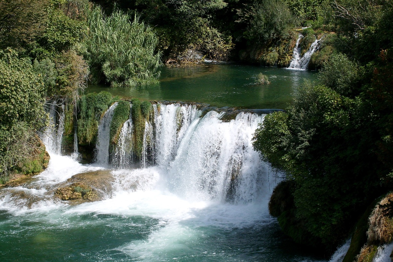 waterfall the beauty of nature water free photo