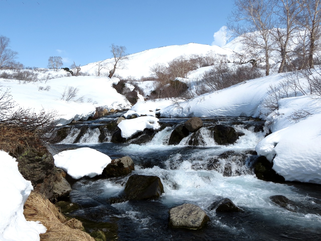 waterfall cascade threshold free photo