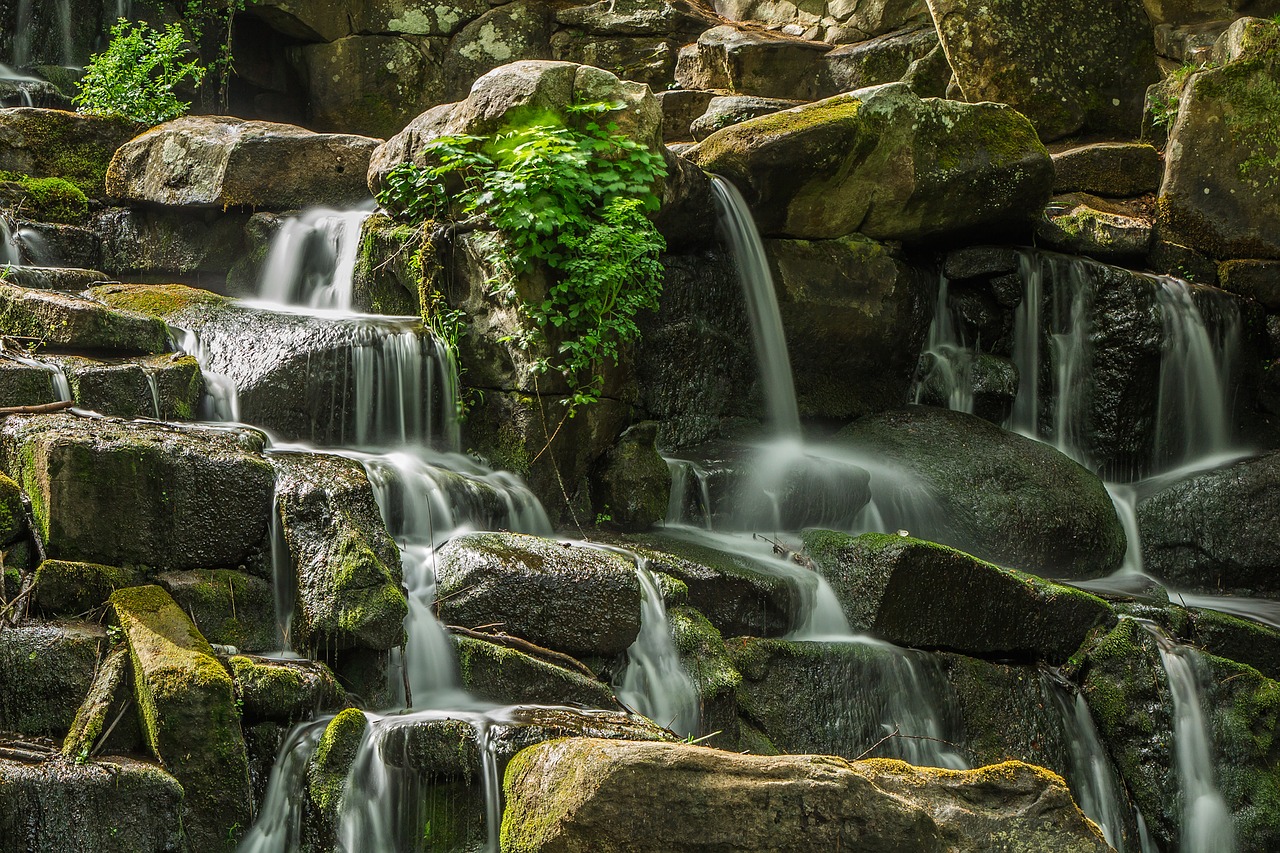 waterfall river nature free photo