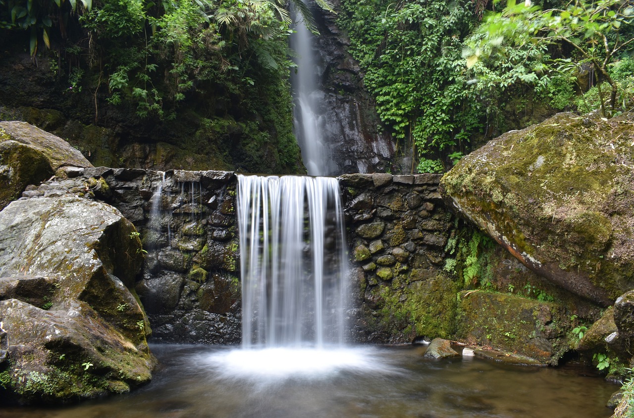 waterfall cascade creek free photo