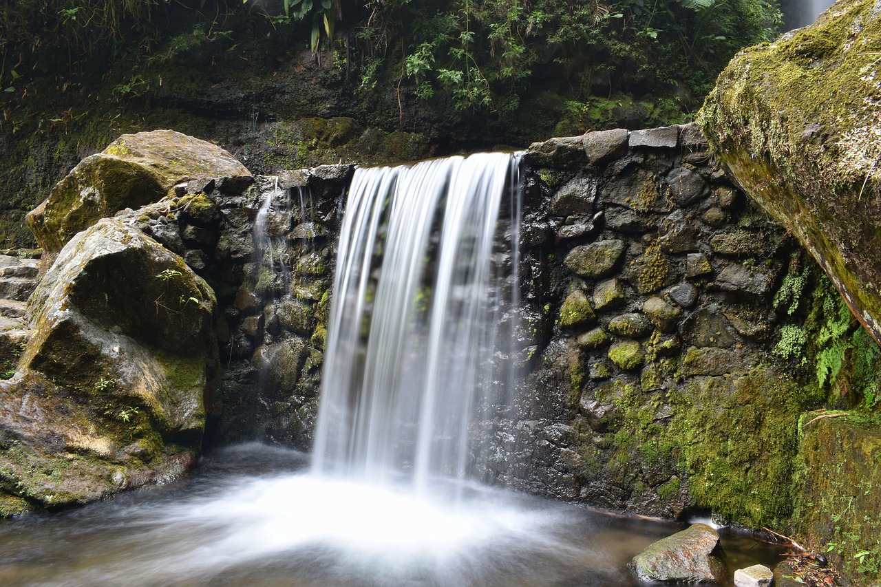 waterfall cascade landscape free photo