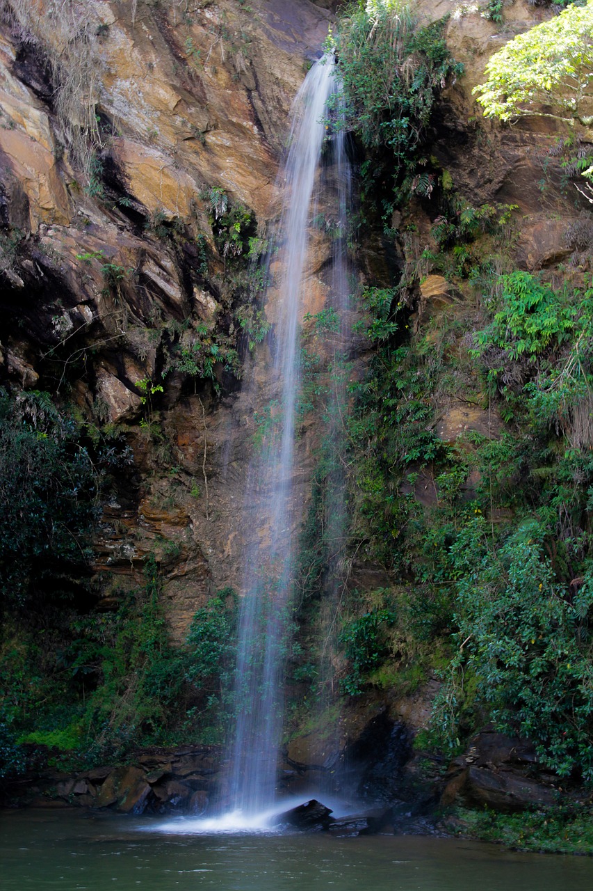 waterfall nature ecotourism free photo