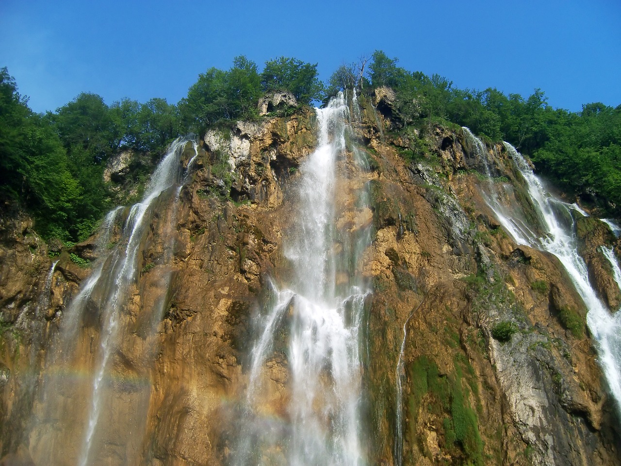 waterfall croatia the plitvice free photo