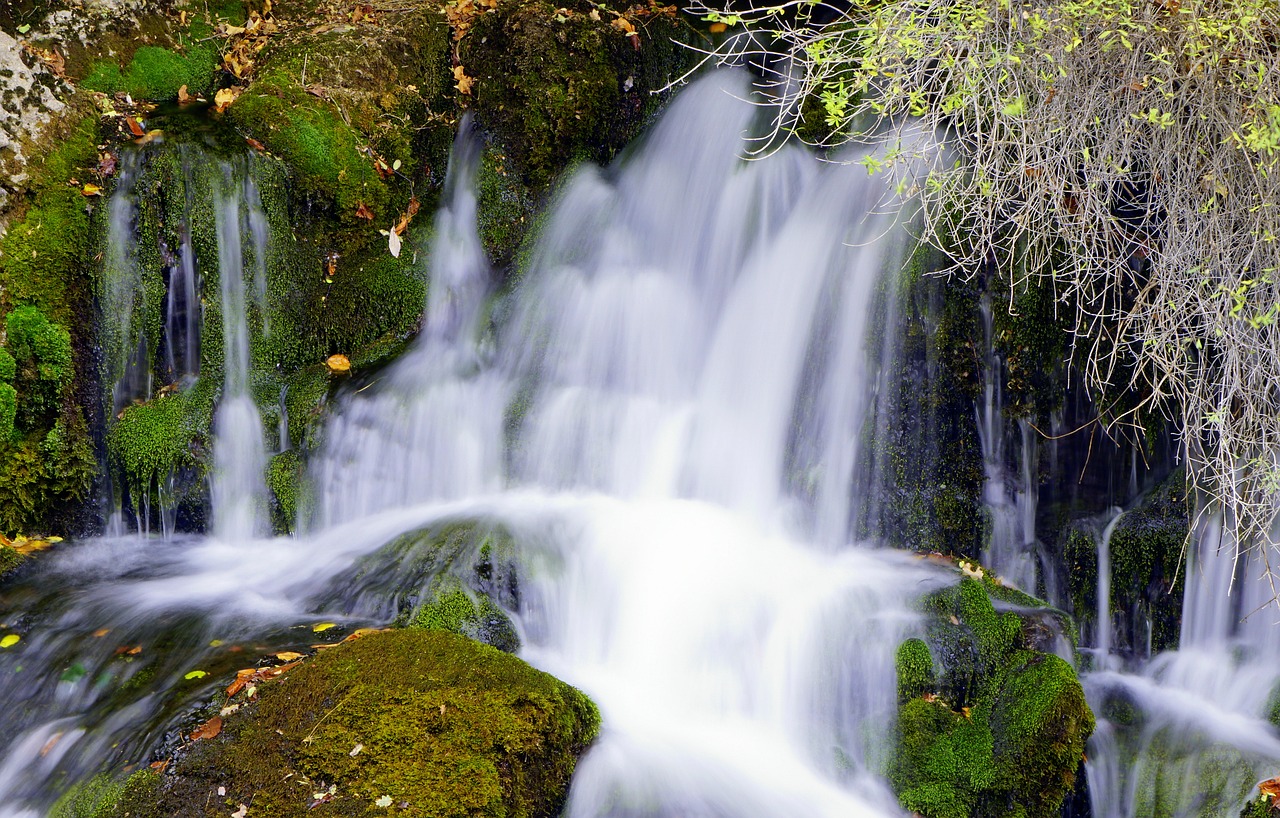 waterfall river water free photo