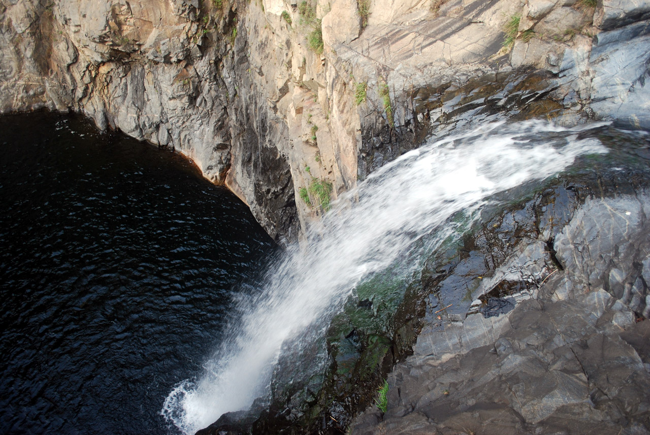 waterfall mountainside water free photo