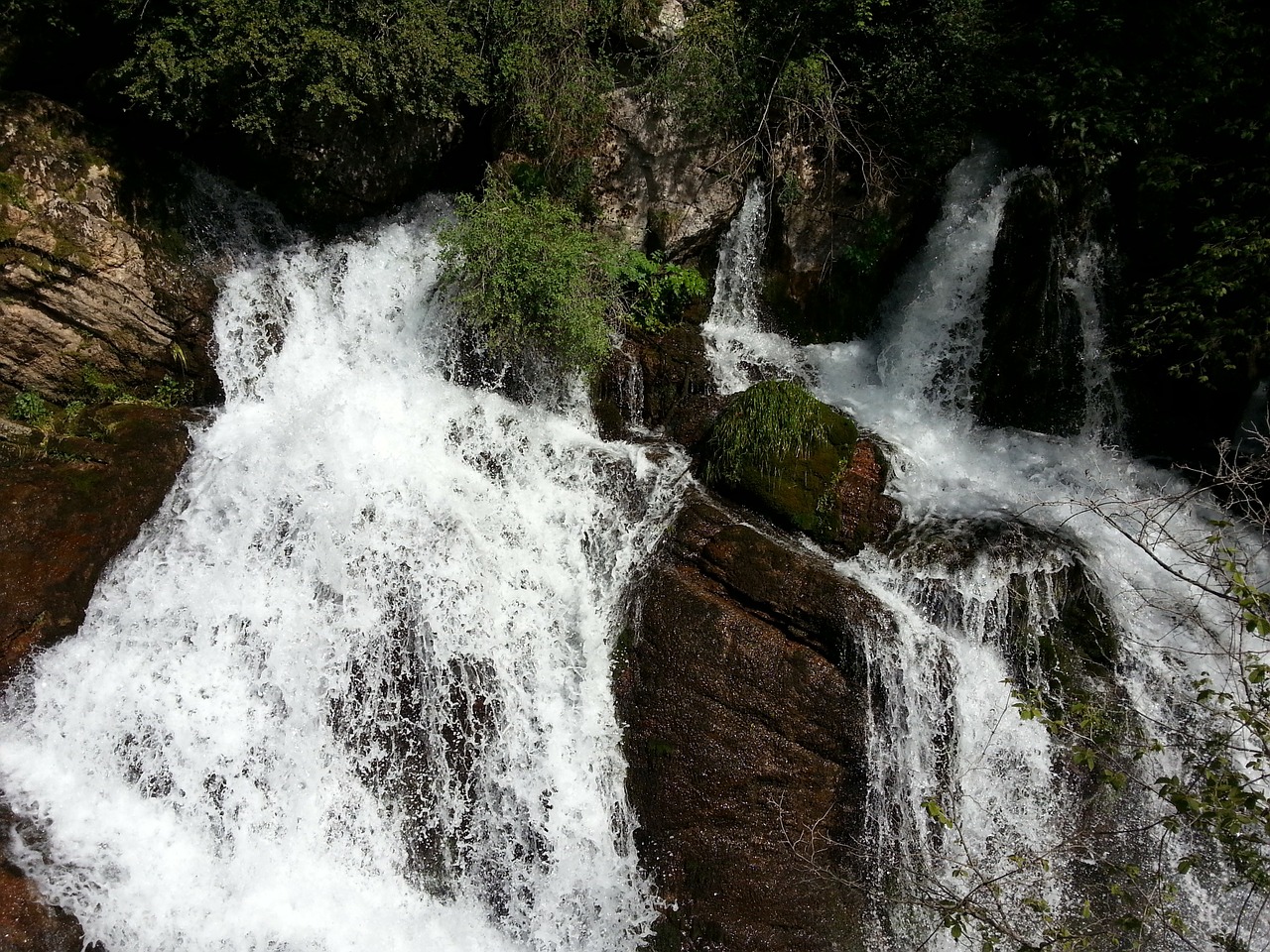 waterfall water nature free photo