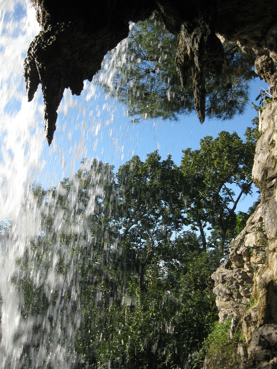 waterfall genoa villetta di negro free photo
