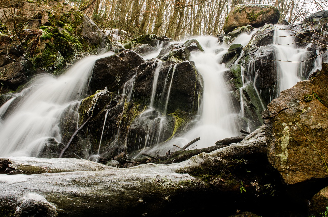 waterfall water stream free photo