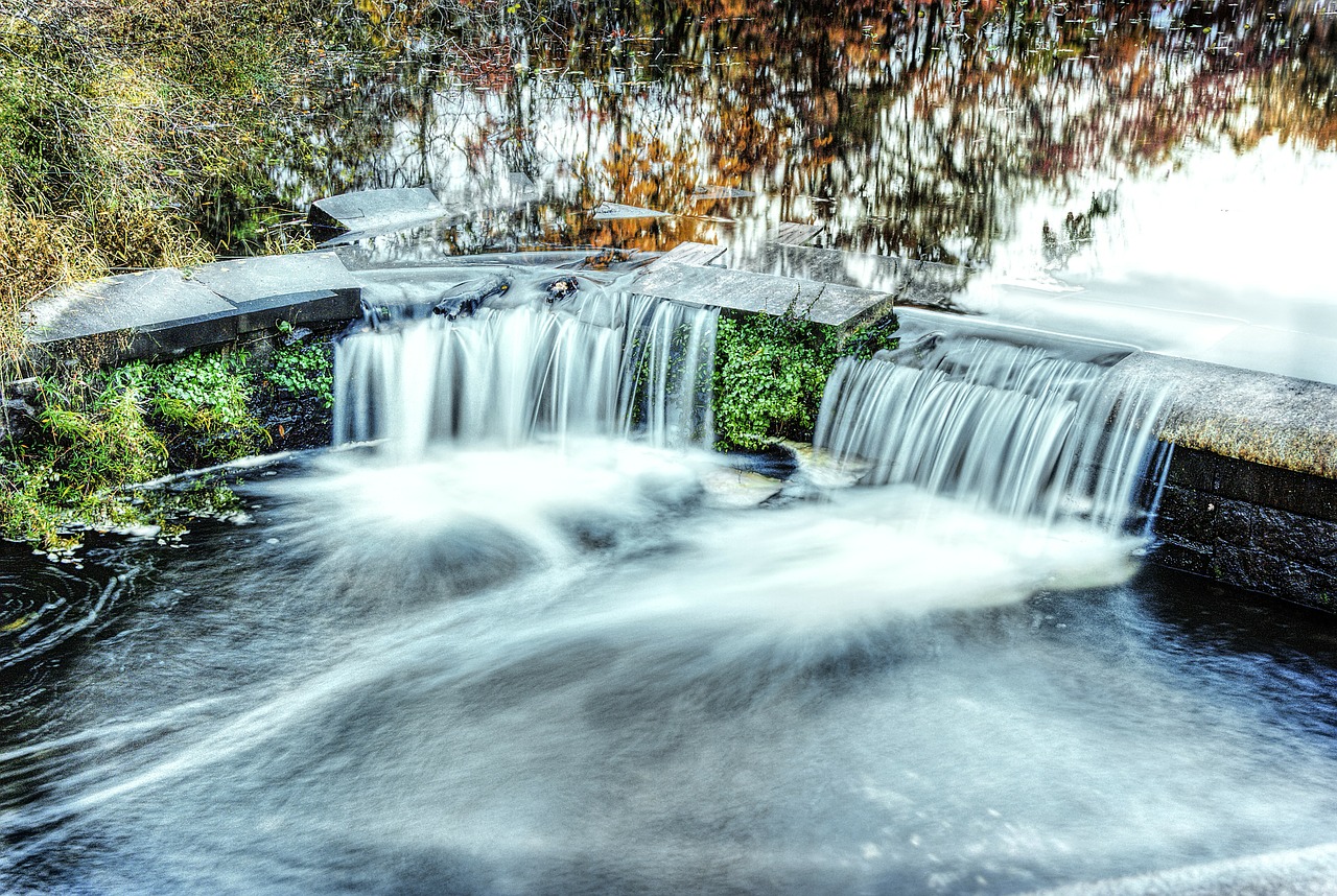 waterfall hdr water free photo