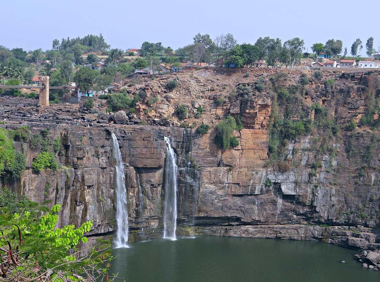 waterfall falls ghataprabha free photo