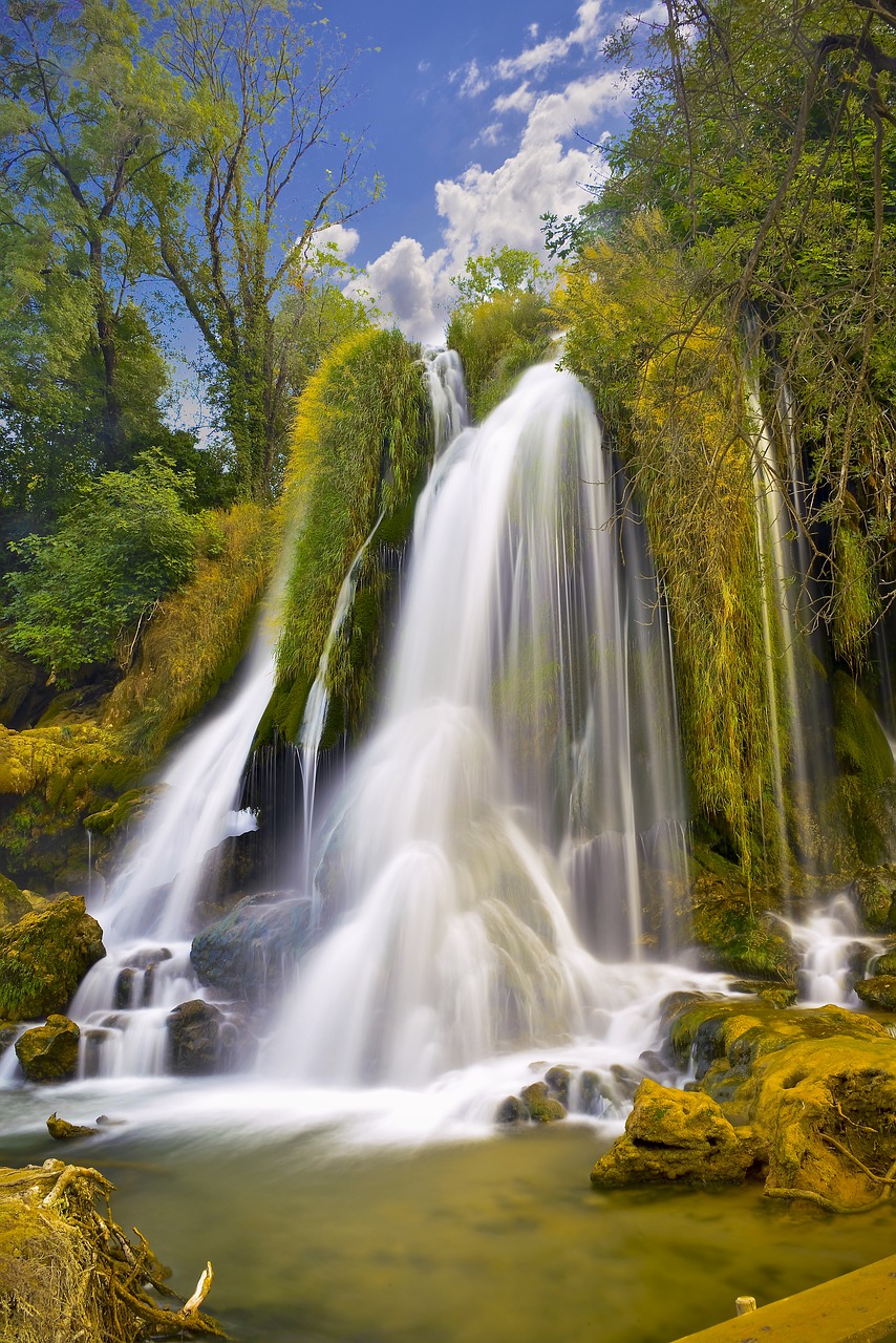 waterfall water nature free photo